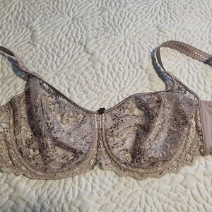 EMPRIENTE 07151 Cassiopee lace underwire bra adjustable straps women’s Size 32F
